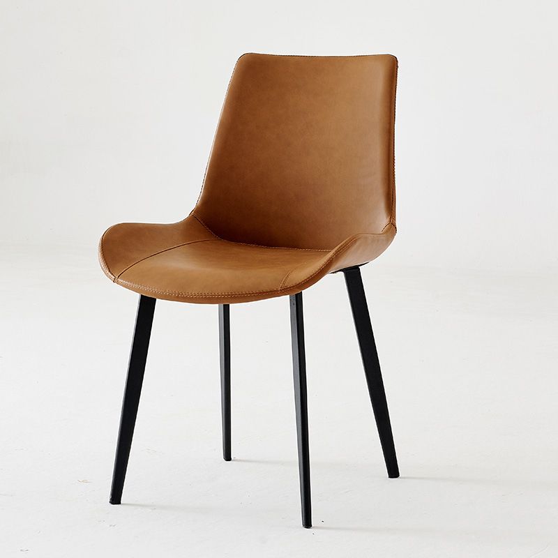 Contemporary Style High-density Sponge Cushion Chair of 18'' Wide Parsons Chair Clearhalo ' kitchen&dining_furn' 'Dining Chairs' 'Dining Tables & Seating' 'dining_chair' 'furn' 'furn_dining_chair' 'Furniture' 'furniture_dining_chair' 'Kitchen & Dining Furniture' 'kitchen' 1200x1200_ef7325b3-2fb5-4f99-be17-3a291b14454f