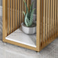 Stone Bar Dining Table Modern Rectangle Bar Table with Double Pedestal for Balcony Clearhalo 'Bar Furniture' 'Bar Tables' 'bar_tables' 'furn' 'furn_bar_tables' 'Furniture' 'furniture_bar_tables' 'Kitchen & Dining Furniture' 1200x1200_ef744e4d-cc28-4e1c-b014-f152e4bc1adb