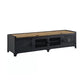 17.72"H TV Stand Industrial Style Enclosed Storage TV Console with 4 Doors Clearhalo 'furn' 'furn_tv_stands_entertainment_centers' 'Furniture' 'Living Room Furniture' 'TV Stands & Entertainment Centers' 'TV Stands & Media Storage Furniture' 'tv_stands_entertainment_centers' 1200x1200_ef74f09c-eb6b-442c-836c-9bbc1fdfce63