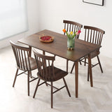 Rectangle White Oak Solid Wood Table Foldable Dining Table with 4 Legs for Restaurant Clearhalo ' dining_table' 'Dining Tables & Seating' 'Dining Tables' 'furn' 'furn_dining_table' 'Furniture' 'furniture_dining_table' 'Kitchen & Dining Furniture' 'kitchen&dining_furn' 'kitchen' 'kitchen_dining_table' 1200x1200_ef769f37-7d01-41f6-b7db-cd0335b59900