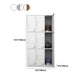 Contemporary Metal Wardrobe Freestanding Wardrobe Closet with Locks