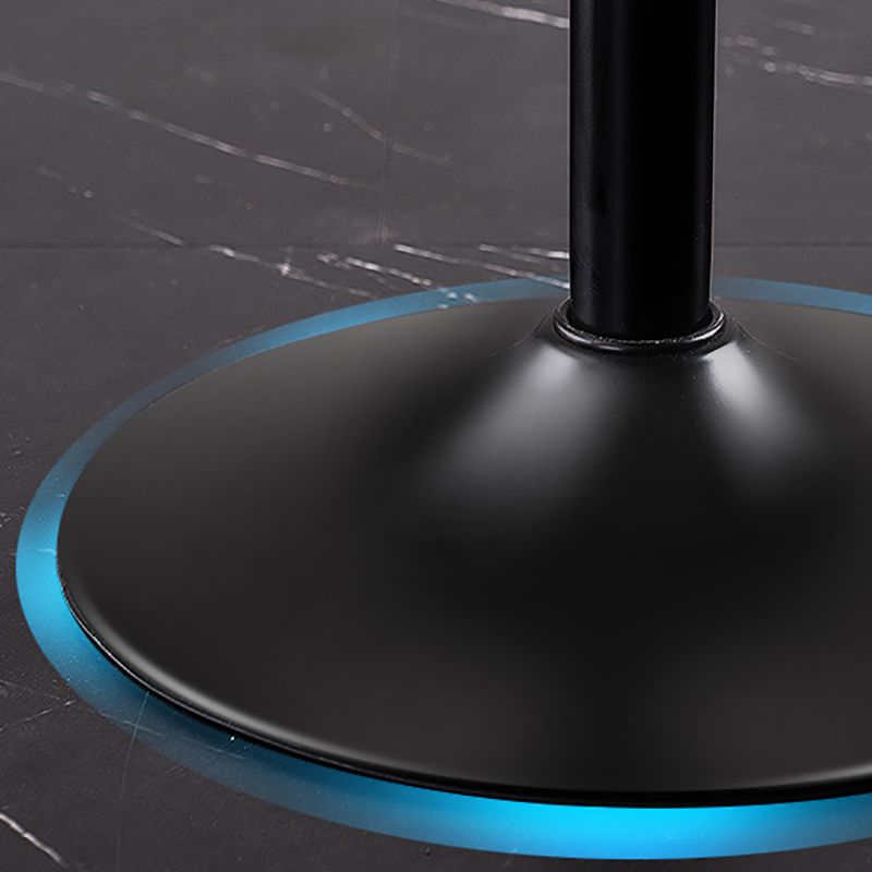 Modern Rotatable Backrest Counter Stool Steel Study Bar Stool with Leather Cushion Clearhalo 'Bar Furniture' 'Bar Stools' 'bar_stools' 'furn' 'furn_bar_stools' 'furniture_bar_stools' 'Kitchen & Dining Furniture' 'kitchen&dining_furn' 'kitchen' 'kitchen_furn' Furniture' 1200x1200_ef7f495e-5494-4ee4-8bd8-5b7eafb26f2b