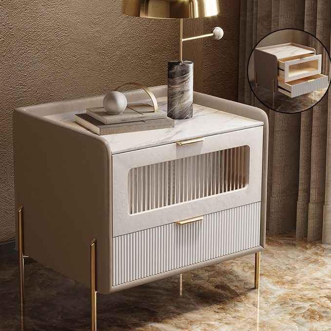 Glamourös 2-schüchternen Betten Nachttisch 20 '' großer Kiefernstein-Top-Nachttisch mit Beinen