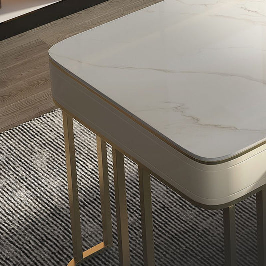 Modern Stone Office Desks Rectangular Shape Task Desks with 2-Drawers in White Clearhalo 'furn' 'furn_office_desk' 'Furniture' 'Office Desks' 'Office Furniture' 'office_desk' 1200x1200_ef802571-6769-4a63-9f40-8bf742cdf0a4