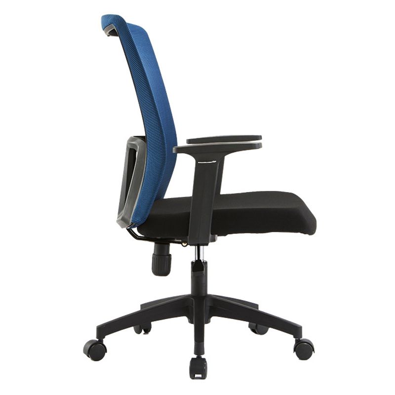 Fixed Arms Office Chair Microfiber Desk High Back Chair Wheels Ergonomic Clearhalo 'furn' 'furn_office_chair' 'Furniture' 'Office Chairs' 'Office Furniture' 'office_chair' 1200x1200_ef834ff4-05bb-4e92-b3cc-cfcde12af1ca