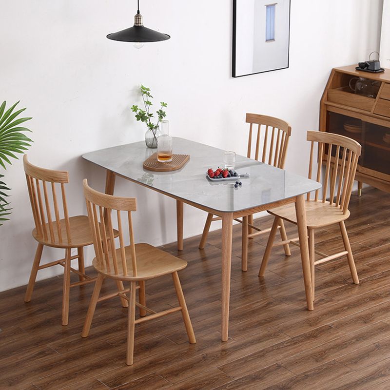 Modern 1/2/4/5 Pieces Dining Set Solid Wood Dining Furniture Set /Separate Items Clearhalo 'Dining Room Sets' 'Dining Tables & Seating' 'dining_room_set' 'furn' 'furn_dining_room_set' 'Furniture' 'furniture_dining_room_set' 'Kitchen & Dining Furniture' 'kitchen&dining_furn' 'kitchen' 1200x1200_ef849def-3717-4c95-ae53-053f236e7c56