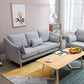 Scandinavian Loose Back Sofa 27.17" H Square Arm Slipcovered Loveseat Clearhalo 'Furniture' 'furniture_sofas' 'kitchen' 'kitchen_sofas' 'Living Room Furniture' 'Sofa' 'sofas' 1200x1200_ef85109a-121a-43ff-9242-c1a115aab025
