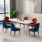 1/2/5/7 Pieces Modern Dining Set with Rectangle Table and Red Chairs Dinette Set Clearhalo 'Dining Room Sets' 'Dining Tables & Seating' 'dining_room_set' 'furn' 'furn_dining_room_set' 'Furniture' 'furniture_dining_room_set' 'Kitchen & Dining Furniture' 'kitchen&dining_furn' 'kitchen' 1200x1200_ef859323-124b-4fd5-9b34-25ba4d980215