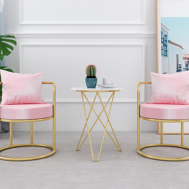 Glam Metal Dining Room Chairs Velvet Side Chair for Home Use Clearhalo ' kitchen&dining_furn' 'Dining Chairs' 'Dining Tables & Seating' 'dining_chair' 'furn' 'furn_dining_chair' 'Furniture' 'furniture_dining_chair' 'Kitchen & Dining Furniture' 'kitchen' 1200x1200_ef85fc90-efbf-4781-95e7-24fe20c6a26e