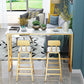 Glam Pub Table Faux Marble Bar Height Rectangle Bar Table for Indoor Clearhalo 'Bar Furniture' 'Bar Tables' 'bar_tables' 'furn' 'furn_bar_tables' 'Furniture' 'Kitchen & Dining Furniture' 1200x1200_ef86c837-391e-4f76-9a58-4485eac15ffd