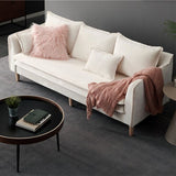 30,3 "H 3-Sitzer-Quadratarmsofa mit Kissen für Wohnzimmer