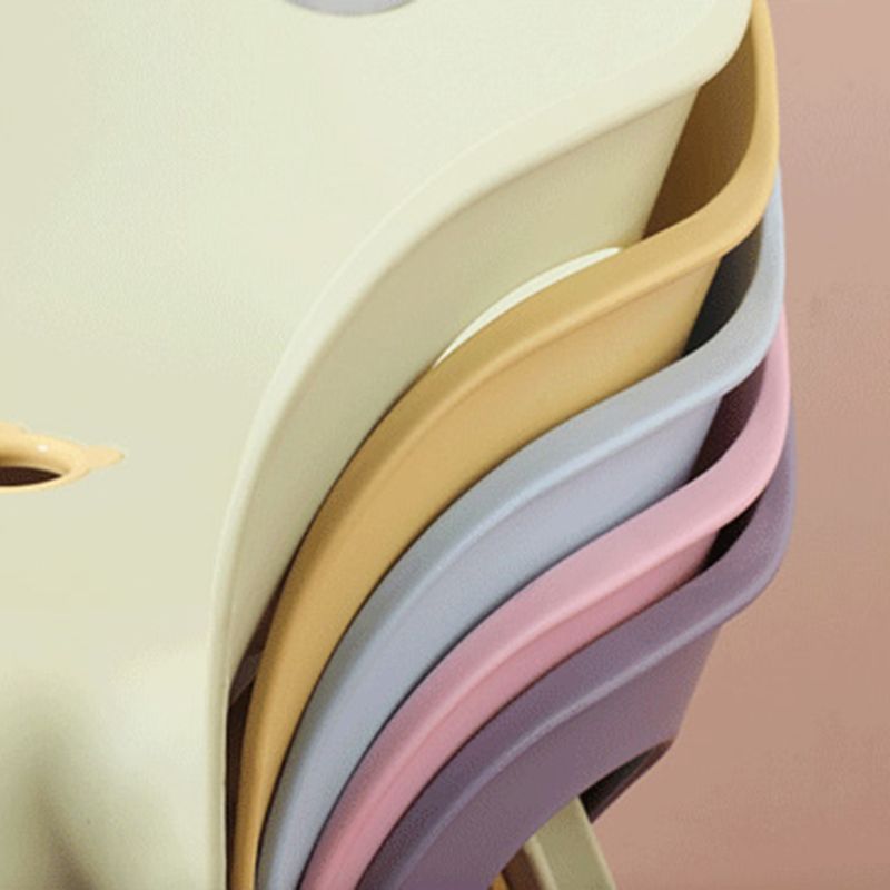 Minimalist Style Stacking Dining Arm Chairs Plastic Solid Back Dining Side Chair for Home Use Clearhalo ' kitchen&dining_furn' 'Dining Chairs' 'Dining Tables & Seating' 'dining_chair' 'furn' 'furn_dining_chair' 'Furniture' 'furniture_dining_chair' 'Kitchen & Dining Furniture' 'kitchen' 1200x1200_ef88f565-d110-4f05-918d-3a833698423d