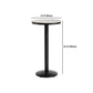 1/3 Pieces Industrial Iron Bar Table Set Round Bistro Set with Grey Faux Marble Top Clearhalo 'Bar Furniture' 'furn' 'furn_home_bar_bar_sets' 'Furniture' 'Home Bars & Bar Sets' 'home_bar_bar_sets' 'Kitchen & Dining Furniture' 1200x1200_ef897273-42af-40b2-9156-8d554ef49360
