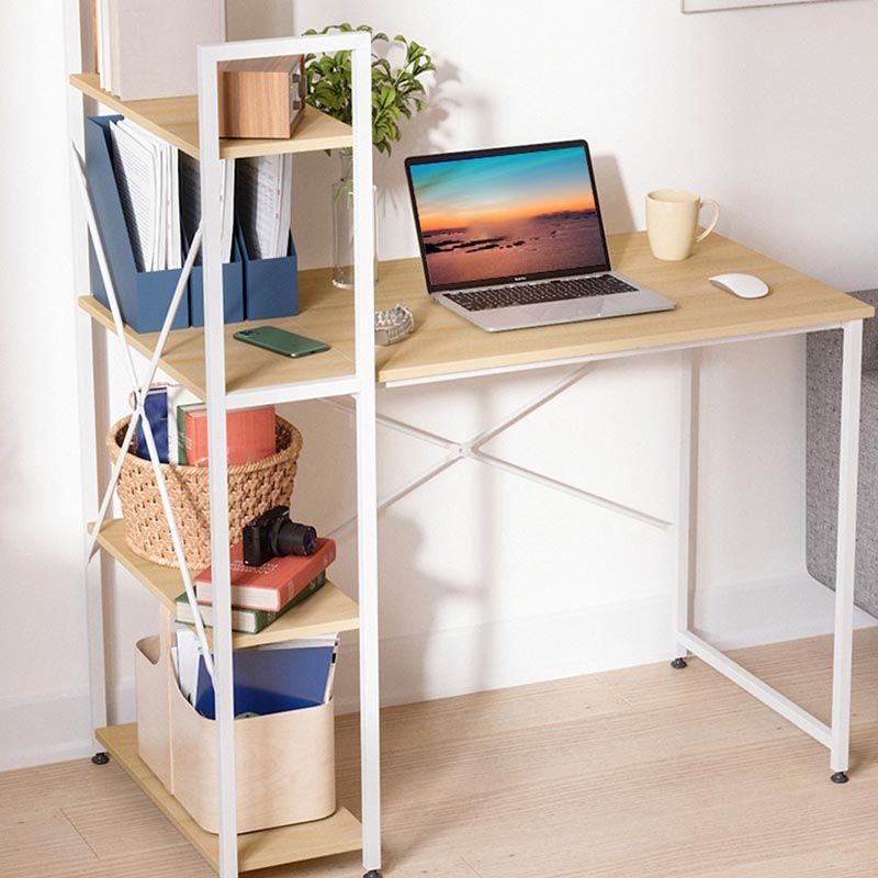 47.24"H Writing Desk Contemporary Style Office Desk for Home and Office Clearhalo 'furn' 'furn_office_desk' 'Furniture' 'Office Desks' 'Office Furniture' 'office_desk' 1200x1200_ef8a469f-9168-453c-8cbc-06f602a8e7e6