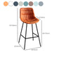 Modern Faux Leather Counter Stool Low Back Bar Stool with Footrest Clearhalo 'Bar Furniture' 'Bar Stools' 'bar_stools' 'furn' 'furn_bar_stools' 'Furniture' 'Kitchen & Dining Furniture' 1200x1200_ef8a9586-68ff-4d1d-a0b4-db0b57fead4b