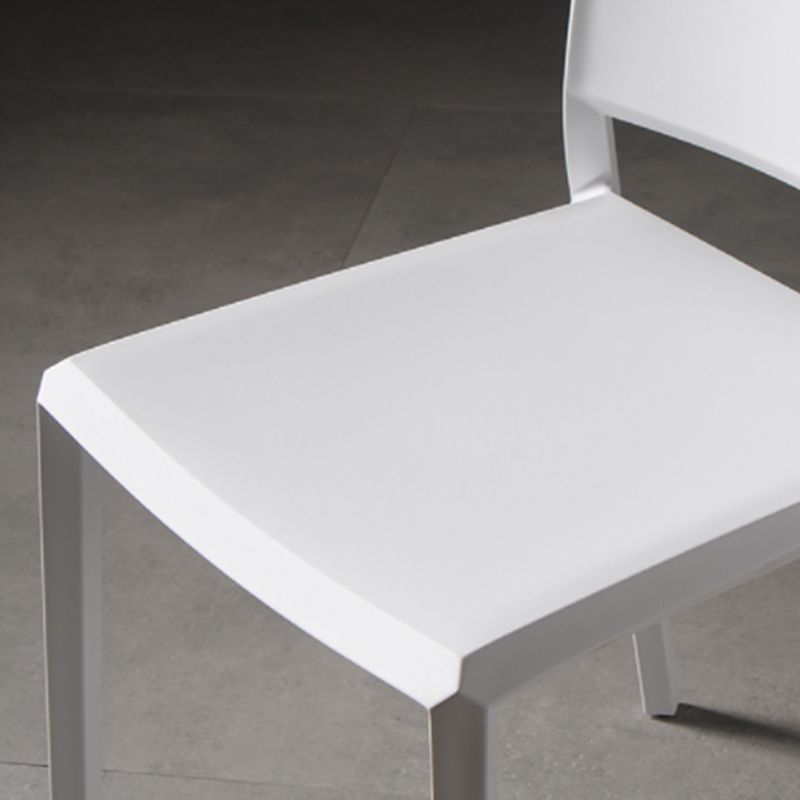 Contemporary Style Dining Chairs Plastic Armless Side Chair for Kitchen Clearhalo ' kitchen&dining_furn' 'Dining Chairs' 'Dining Tables & Seating' 'dining_chair' 'furn' 'furn_dining_chair' 'Furniture' 'furniture_dining_chair' 'Kitchen & Dining Furniture' 'kitchen' 1200x1200_ef8bf1ec-680d-4b31-ba33-321c1c99ebf4