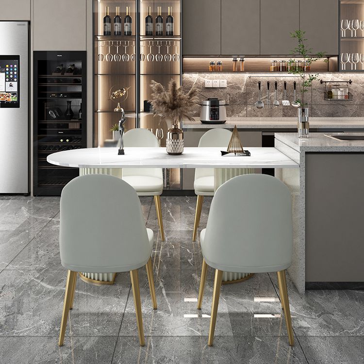 Traditional Luxury Dining Table Oval Double Pedestal Home Furniture for Indoor Clearhalo 'Dining Tables & Seating' 'Dining Tables' 'dining_table' 'furn' 'furn_dining_table' 'Furniture' 'furniture_dining_table' 'Kitchen & Dining Furniture' 'kitchen' 'kitchen_dining_table' 1200x1200_ef8c288a-738c-44db-a6eb-90760cbbf788