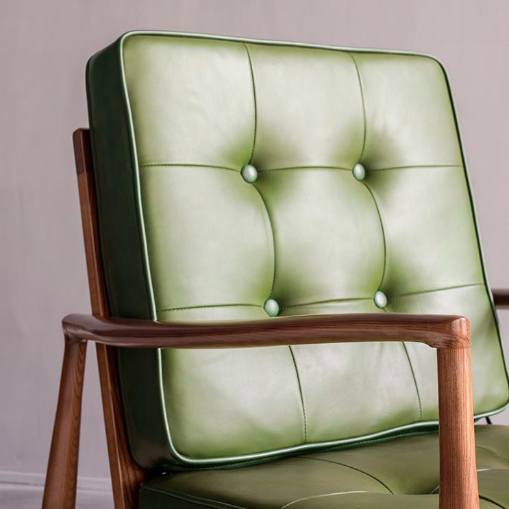 Basic Four Legs Lounge Chair Contemporary Tufted Cushions Accent Armchair Clearhalo 'Accent Chairs' 'accent_chairs' 'Chairs & Seating' 'furn' 'furn_accent_chairs' 'Furniture' 'Living Room Furniture' 1200x1200_ef8e6046-470a-4e94-90d9-9a3b26595f75