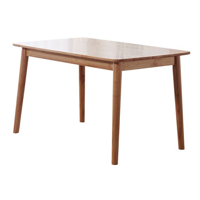 Rectangular Modern Style Solid Wood Table 4 Legs Dining Table for Home Clearhalo ' dining_table' 'Dining Tables & Seating' 'Dining Tables' 'furn' 'furn_dining_table' 'Furniture' 'furniture_dining_table' 'Kitchen & Dining Furniture' 'kitchen&dining_furn' 'kitchen' 'kitchen_dining_table' 1200x1200_ef910631-d32a-4185-86f5-82ccdf51eff4