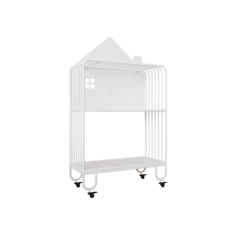 Contemporary Metal Bookshelf Standard Shelves Included Bookcase Clearhalo 'Bookcases' 'furn' 'furn_bookcases' 'Furniture' 'Office Furniture' 1200x1200_ef911d0f-6f56-43e7-86dd-bb6b4c473416