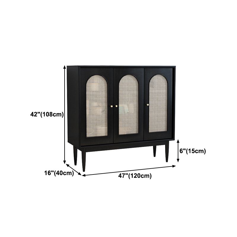 15.75"W Sideboard Contemporary Style Solid Wood Dining Server for Living Room Kitchen Clearhalo 'buffet_sideboard' 'Buffets & Sideboards' 'furn' 'furn_buffet_sideboard' 'Furniture' 'Kitchen & Dining Furniture' 1200x1200_ef9148fa-f57a-4ebe-b73a-3a54340087f5