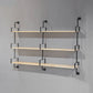 Wooden Floating Storage Bookshelf Modern Home Office Bookcase