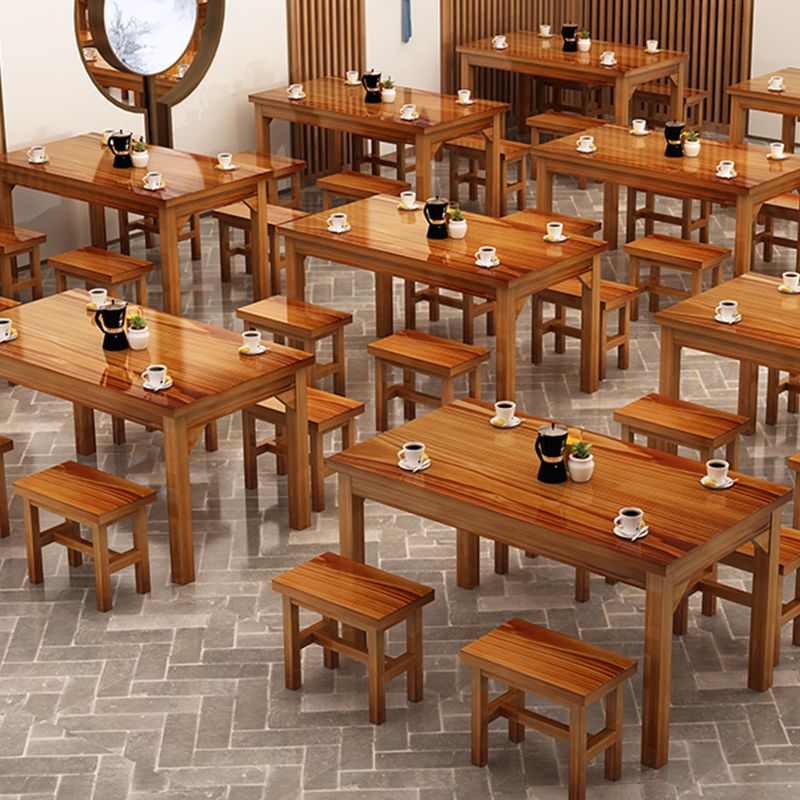 Modern Style Dining Table Solid Wood Dining Table for Dining Room