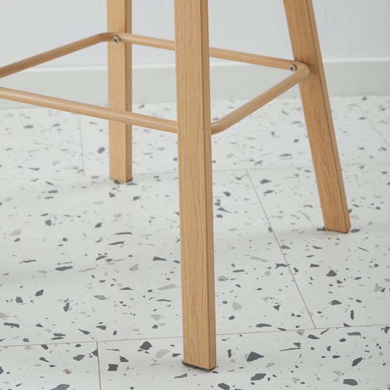 Scandinavian Style Bar-stool with Metal Legs Counter Stool for Kitchen Bar Clearhalo 'Bar Furniture' 'Bar Stools' 'bar_stools' 'furn' 'furn_bar_stools' 'furniture_bar_stools' 'Kitchen & Dining Furniture' 'kitchen&dining_furn' 'kitchen' 'kitchen_furn' Furniture' 1200x1200_ef94ece2-ba9e-4b1b-bc20-f43380ca5965