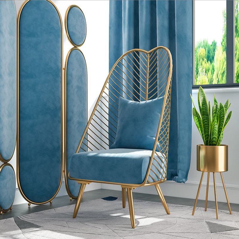 Glam Removable Cushions Armless Basic Four Leg Pillow Back Parsons Chair