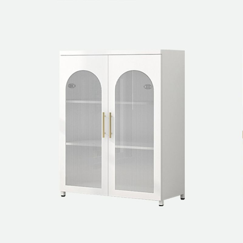 Contemporary Metal Standard Bookcase Closed Back Vertical Bookcase with Glass Door Clearhalo 'Bookcases' 'furn' 'furn_bookcases' 'Furniture' 'furniture_bookcases' 'Office Furniture' 1200x1200_ef950ae7-dabb-4ead-9c47-288e9c9d27fa
