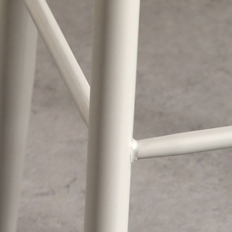 Modern Armless Backrest Counter Stool Iron Cafe Bar Stool with Acrylic Seat and Pedal Clearhalo 'Bar Furniture' 'Bar Stools' 'bar_stools' 'furn' 'furn_bar_stools' 'Furniture' 'furniture_bar_stools' 'Kitchen & Dining Furniture' 1200x1200_ef95c27c-8ea1-4e30-b04f-81749f084cbb