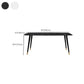 Industrial Sintered Stone Dining Table Rectangle Table with 4 Legs Clearhalo 'Dining Tables & Seating' 'Dining Tables' 'dining_table' 'furn' 'furn_dining_table' 'Furniture' 'Kitchen & Dining Furniture' 1200x1200_ef97b28c-4fc9-4c45-8e1b-c508a52f7289