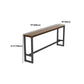 Industrial Style 1/2/3/5 Pieces Bar Table Set Rectangle Bar Table with High Wood Stools Clearhalo 'Bar Furniture' 'furn' 'furn_home_bar_bar_sets' 'Furniture' 'Home Bars & Bar Sets' 'home_bar_bar_sets' 'Kitchen & Dining Furniture' 1200x1200_ef9a7c94-67d9-421c-9d6d-9a2bc52d837b