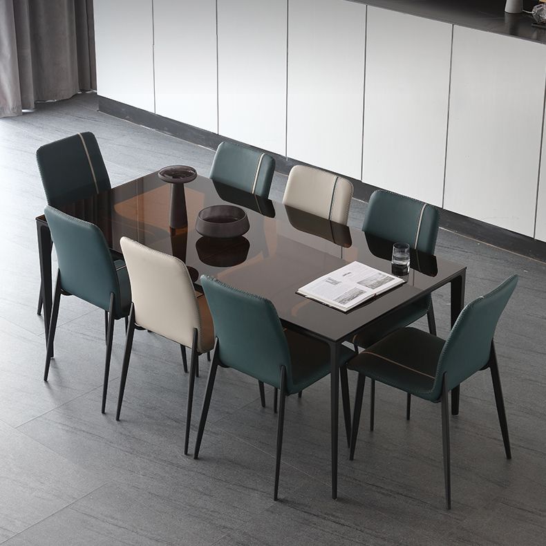 1/4/5/7 Pcs Dining Room Table and Chair Rectangular Dining Room Table Set Clearhalo 'Dining Room Sets' 'Dining Tables & Seating' 'dining_room_set' 'furn' 'furn_dining_room_set' 'Furniture' 'furniture_dining_room_set' 'Kitchen & Dining Furniture' 1200x1200_ef9a9da5-a09b-46c4-ad6c-03e88d357d5c