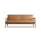 Farmhouse Square Arm Sofa Tight Back Settee with Walnut/Natural Legs Clearhalo 'Furniture' 'furniture_sofas' 'Living Room Furniture' 'Sofa' 'sofas' 1200x1200_ef9b91e3-4ca2-464a-ba5a-ffdc2a7f4984