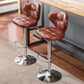 Nordic Style Leather Upholstered Barstool Adjustable Height Swivel Bar Stool Clearhalo 'Bar Furniture' 'Bar Stools' 'bar_stools' 'furniture_bar_stools' 'Kitchen & Dining Furniture' 'kitchen&dining_furn' 'kitchen' 'kitchen_furn' Furniture' 1200x1200_ef9ff2c2-e913-4500-b0bf-f828e5438d38