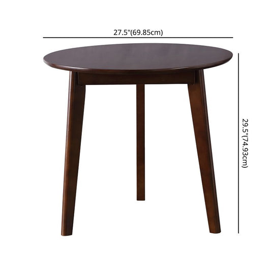 Modern Style Solid Wood Brown Dining Room Set with Round Table Formal Dining Table Furniture Clearhalo 'Dining Room Sets' 'Dining Tables & Seating' 'dining_room_set' 'furn' 'furn_dining_room_set' 'Furniture' 'furniture_dining_room_set' 'Kitchen & Dining Furniture' 'kitchen&dining_furn' 'kitchen' 1200x1200_efa09d26-a562-4e30-8cd6-c04f3f60f3e6