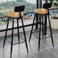 Modern Rectangle Pub Table Set Trestle 1/3 Pieces Solid Wood Counter Height Set Clearhalo 'Bar Furniture' 'furn' 'furn_home_bar_bar_sets' 'Furniture' 'Home Bars & Bar Sets' 'home_bar_bar_sets' 'Kitchen & Dining Furniture' 1200x1200_efa134e2-9d08-4c91-b68b-0a1be28a485b