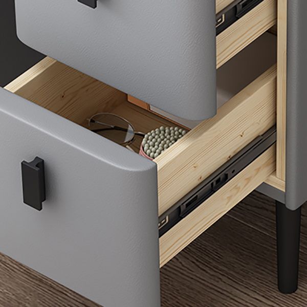 Modern Stone Top Night Table with Drawers 4 Legs Leather Nightstand Clearhalo 'Bedroom Furniture' 'furn' 'furn_night_stand' 'Furniture' 'night_stand' 'Nightstands' 1200x1200_efa19c0f-8a8f-4e28-9450-74a6e401b176