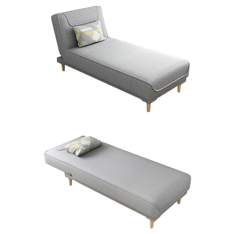 Living Room Armless Chaise Lounge Modern Chaise Lounge with Linen Upholster Clearhalo 'Chairs & Seating' 'Chaise Lounge' 'chaise_lounge' 'furn' 'furn_chaise_lounge' 'Furniture' 'Living Room Furniture' 1200x1200_efa22e08-5b30-4157-9823-c4ee3139ca86