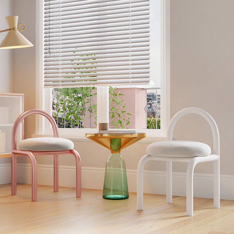 Nodic Style Linen Fabric Dining Chair Armless Open Back Chairs Clearhalo 'Dining Chairs' 'Dining Tables & Seating' 'dining_chair' 'furn' 'furn_dining_chair' 'Furniture' 'furniture_dining_chair' 'Kitchen & Dining Furniture' 1200x1200_efa350d0-fa0e-4b29-a69c-933638875a60