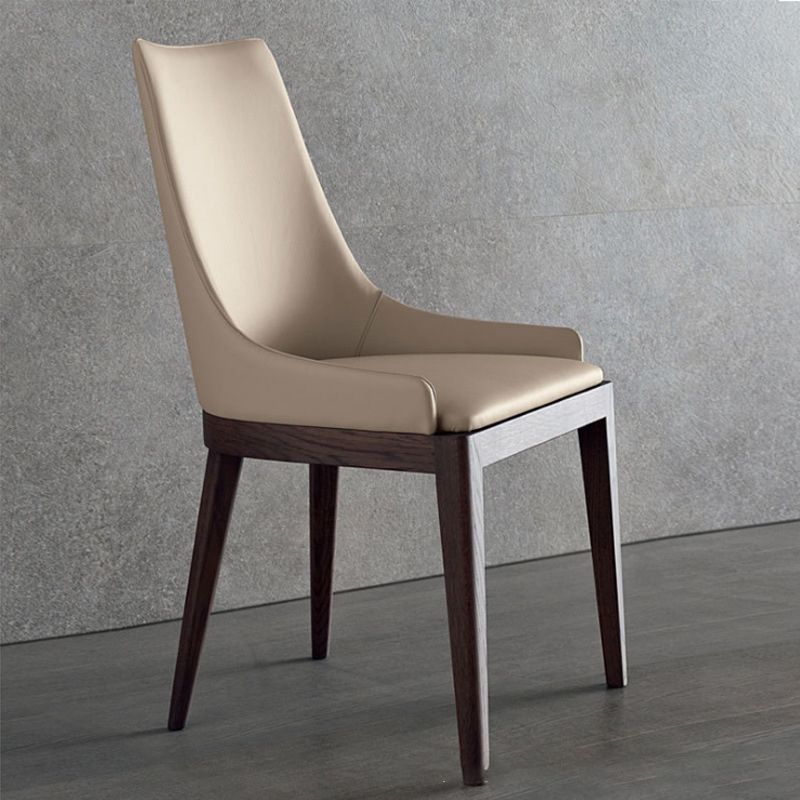 Contemporary Dining Chairs Upholstered Chairs with Solid Wood Base Clearhalo 'Dining Chairs' 'Dining Tables & Seating' 'dining_chair' 'furn' 'furn_dining_chair' 'Furniture' 'Kitchen & Dining Furniture' 1200x1200_efa3d29a-1ad8-4901-b398-688aa7ff391d