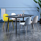 Glam Style Metal Side Chair Matte Finish Solid Back Dining Room Dining Chair Clearhalo ' kitchen&dining_furn' 'Dining Chairs' 'Dining Tables & Seating' 'dining_chair' 'Furniture' 'furniture_dining_chair' 'Kitchen & Dining Furniture' 'kitchen' 1200x1200_efa4674d-5783-49cd-a04c-fa3b6639ef84