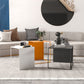 Trestle Coffee Table Mid-Century Modern Iron Coffee Table for Living Room Clearhalo 'Coffee & Accent Tables' 'Coffee Tables' 'coffee_tables' 'furn' 'furn_coffee_tables' 'Furniture' 'Living Room Furniture' 1200x1200_efa4d8a7-9389-4186-8d31-45c0e5e38f52