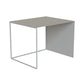 Mesa de centro individual rectangular con estructura de metal moderna Mid-Century