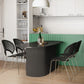 Contemporary Wood Standard Dining Table Oval Shape Kitchen Dining Table with Pedestal Base Clearhalo ' dining_table' 'Dining Tables & Seating' 'Dining Tables' 'furn' 'furn_dining_table' 'Furniture' 'furniture_dining_table' 'Kitchen & Dining Furniture' 'kitchen&dining_furn' 'kitchen' 'kitchen_dining_table' 1200x1200_efa73c8c-d5ca-479f-801c-b78aa4cd9a1a