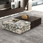 31" Wide Contemporary Cocktail Table Stone Coffee Cocktail Table Clearhalo 'Coffee & Accent Tables' 'Coffee Tables' 'coffee_tables' 'furn' 'furn_coffee_tables' 'Furniture' 'Living Room Furniture' 1200x1200_efa7da6c-c643-49a5-b5ea-e09e50a4618b