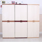 Plastic Matte Finish Storage Cabinet Modern Bedroom Hinged Door Cabinet