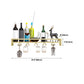 Modern Metal Wall Mounted Wine Holds up to 36 Bottles Wine Racks Clearhalo 'furn' 'furn_wine_racks' 'Furniture' 'Kitchen & Dining Furniture' 'Wine Racks' 'wine_racks' 1200x1200_efa882bd-e4ff-49e5-88b1-5baf848d182e