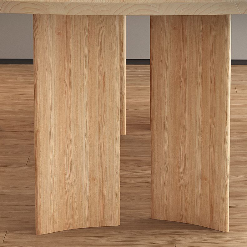 Modern Ash Wood Dinette Set 1/2/4/5 Pieces Rectangle Beige Dining Table Set Clearhalo 'Dining Room Sets' 'Dining Tables & Seating' 'dining_room_set' 'furn' 'furn_dining_room_set' 'Furniture' 'furniture_dining_room_set' 'Kitchen & Dining Furniture' 1200x1200_efa896e9-8f4b-4e19-9438-ce8852340e45